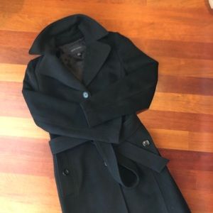 Softest Black Wool Blend Banana Republic Coat - Sz. L